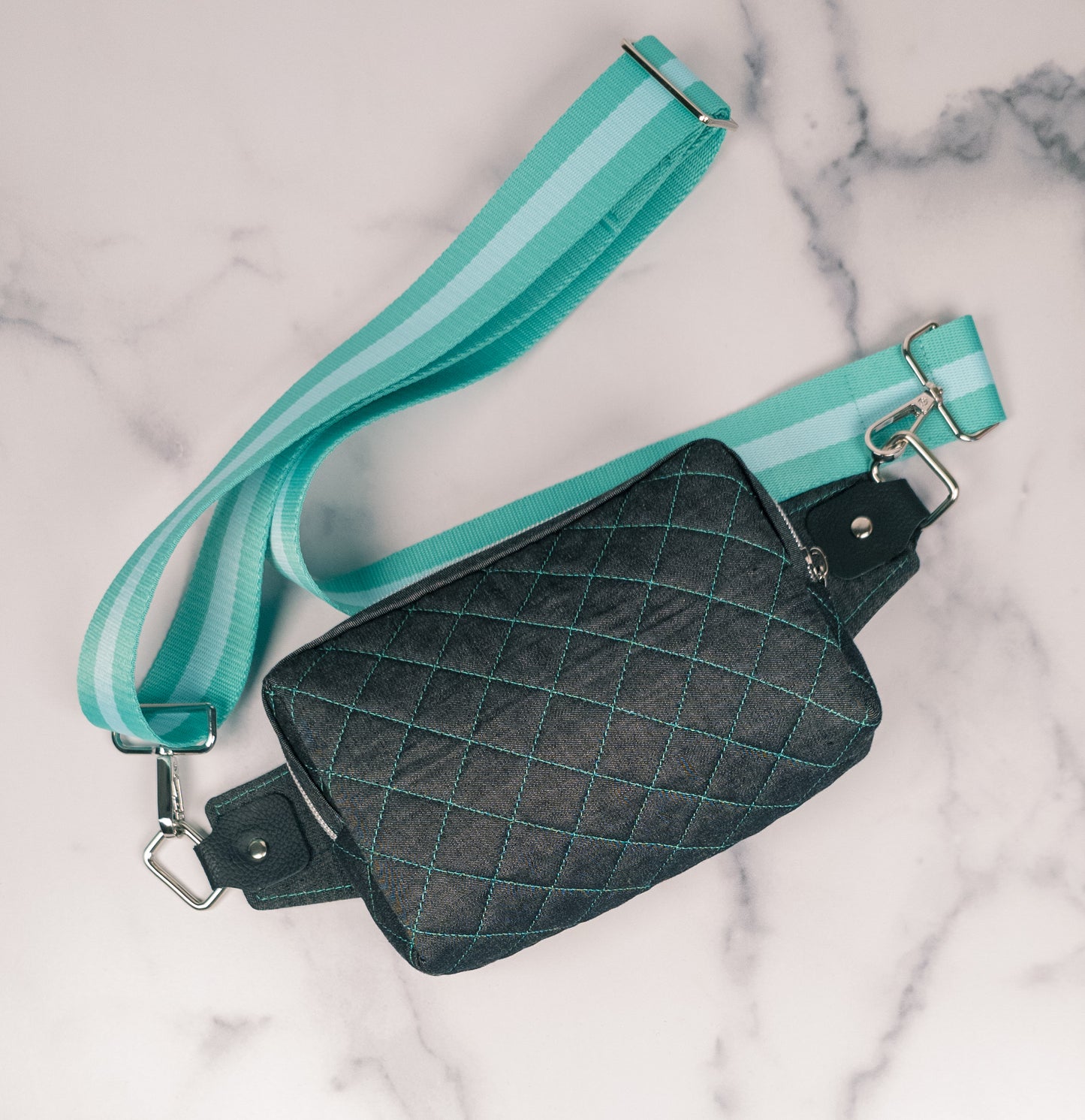 Quilted Fanny Pack Crossbody Bag