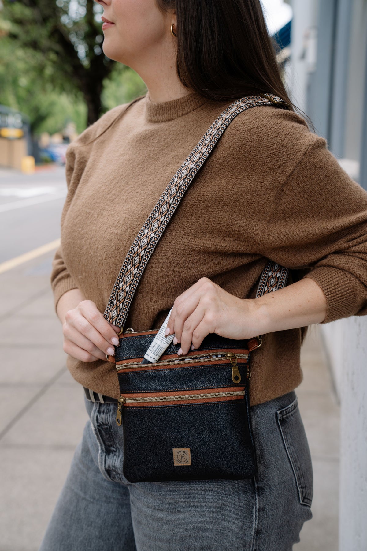 The Portlander Shoulder Bag Black