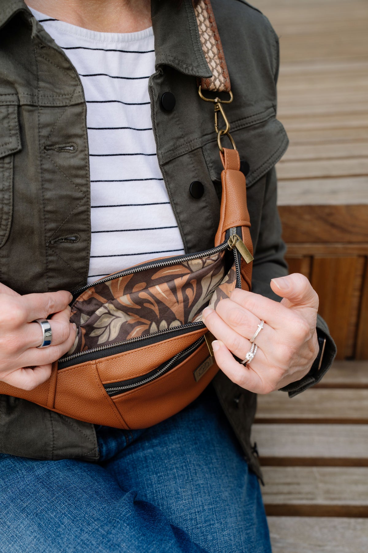 The Companion Sling Bag Brown